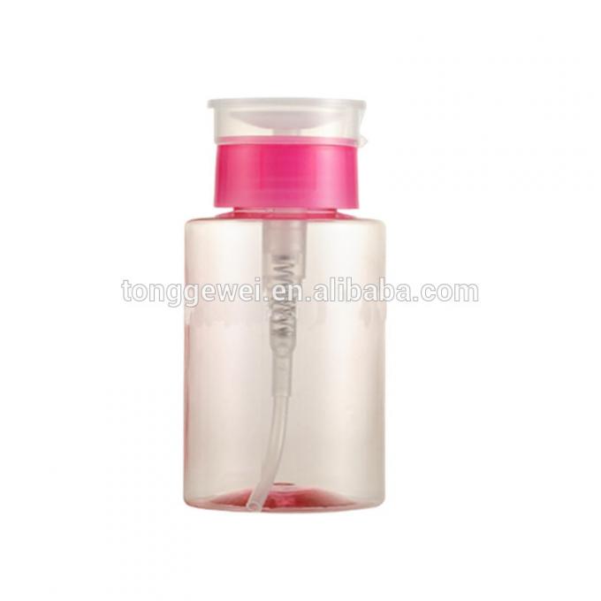A melhor venda por atacado vazia de venda da garrafa do distribuidor da bomba do removedor do verniz para as unhas da composição de 100ml 150ml 160ml 200ml 250ml 300ml 500ml