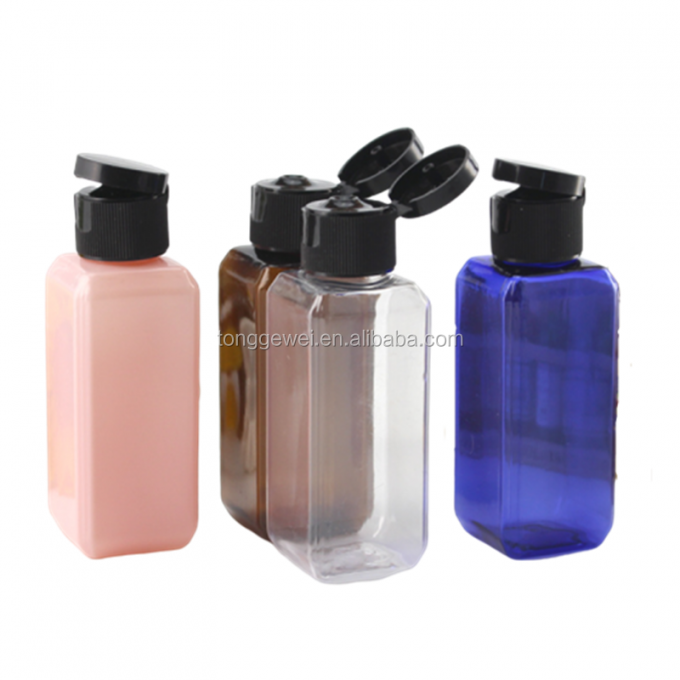 A melhor garrafa ambarina quadrada de venda do animal de estimação 250ml com a venda por atacado superior do tampão da aleta