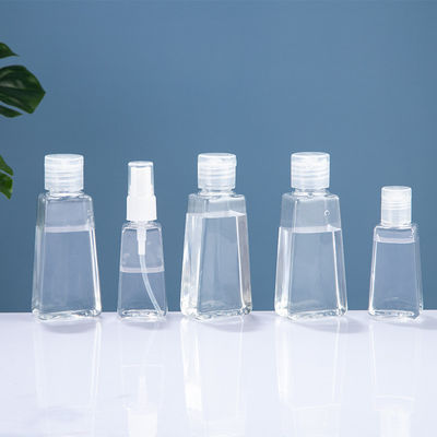 30ml 50ml 60ml Portable Empty Plastic Shampoo Bottle Round Flat Or Trapezoid Bottle