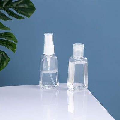 30ml 50ml 60ml Portable Empty Plastic Shampoo Bottle Round Flat Or Trapezoid Bottle