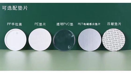 Customize 15ml 20ml Transparent PET Plastic Cream Jar Eye Cream Jar