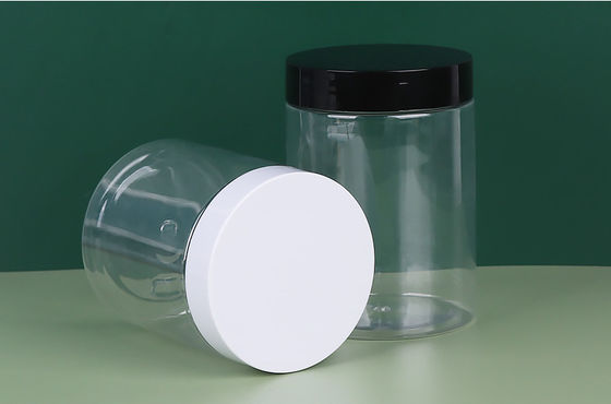 Customize 15ml 20ml Transparent PET Plastic Cream Jar Eye Cream Jar