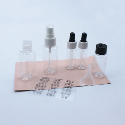 Simple Style Transparent Split Refillable Travel Spray Bottle Set 30ml~60ml