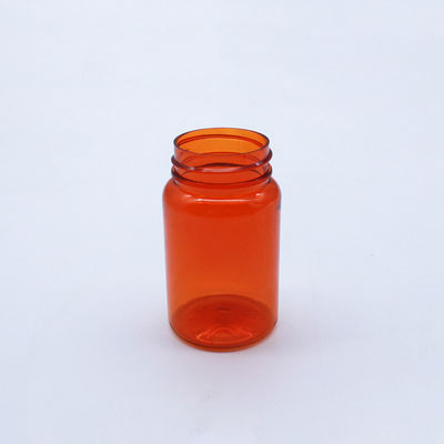 Custom Color PET Plastic 80ml Vitamin Pill Bottles With Flip Cap