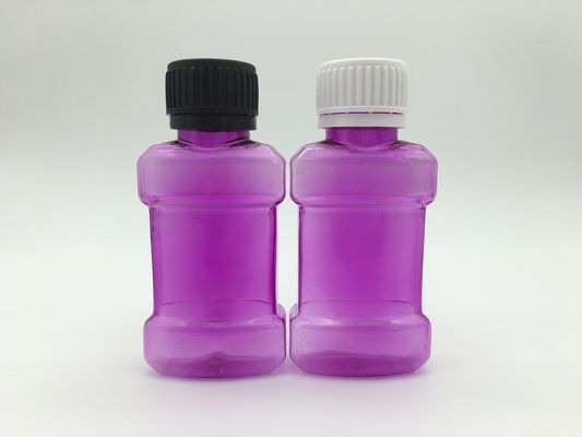 impressão roxa da tela da garrafa do colutório do aperto de 150ml 250ml